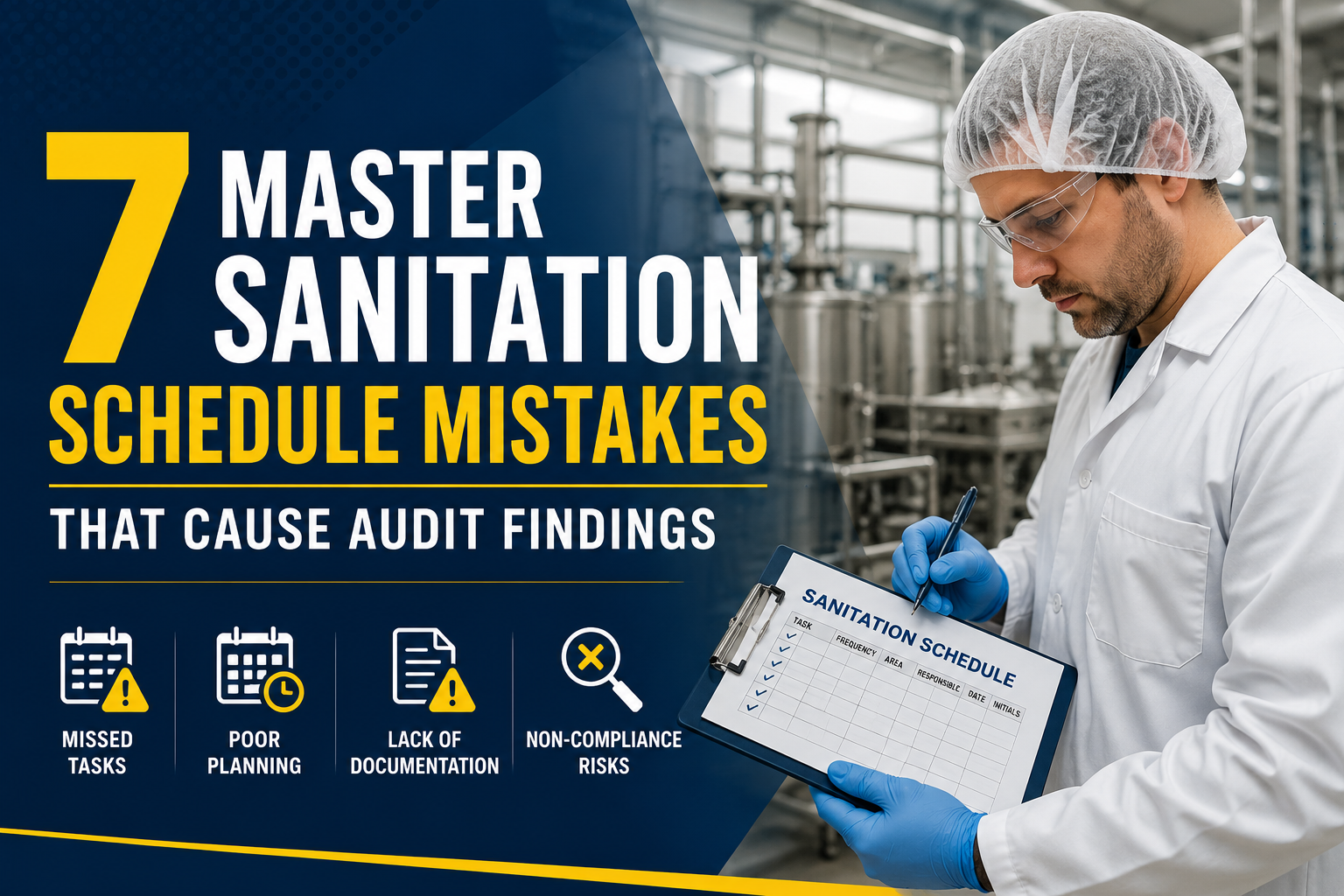 Sanitation Schedule Mistakes