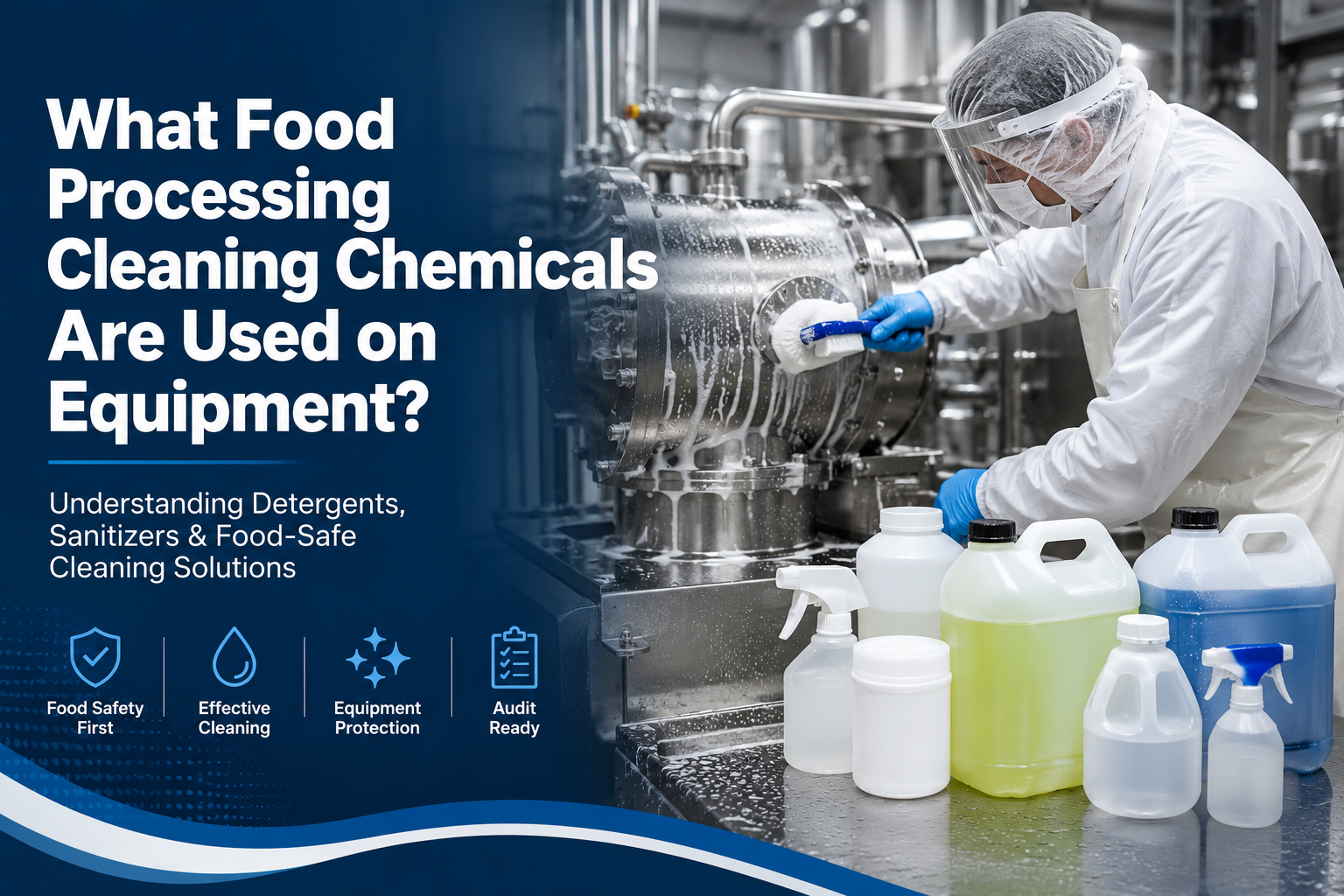 What Food Processing Cleaning Chemicals Are Used on Equipment?
